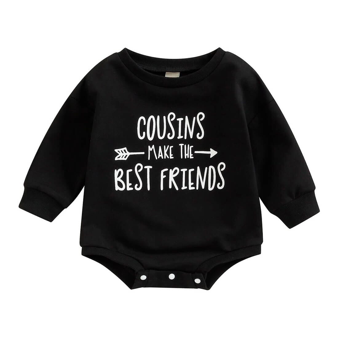 Best Friends Baby Bodysuit mit Langarm und Druckknöpfen