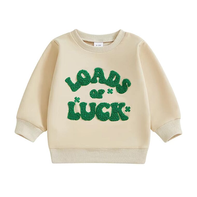 Loads of Luck Kinder Sweatshirt für St. Patrick's Day