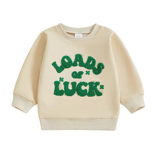 Loads of Luck Kinder Sweatshirt für St. Patrick's Day