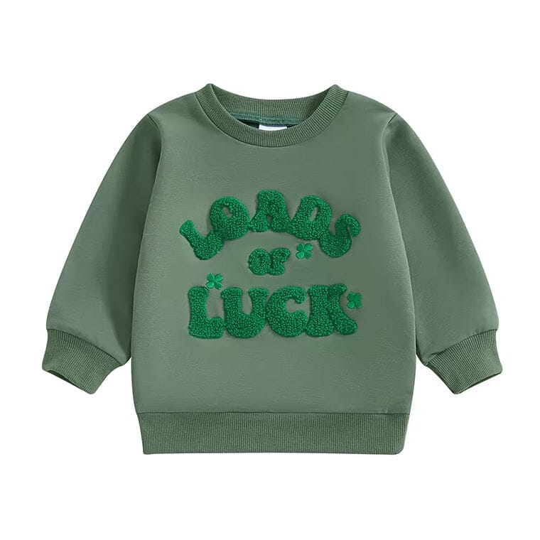 Loads of Luck Kinder Sweatshirt für St. Patrick's Day